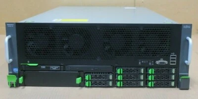 Fujitsu Primergy RX600 S6 4x 6-Core E7-4807 256GB Ram 8x 146GB 15K HDD 4U Server - Image 1 of 3