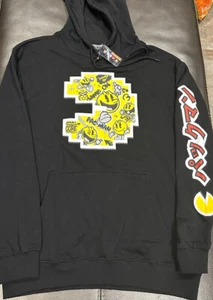 PAC-MAN Hoody Size S  Black Red Namco Small - Picture 1 of 8