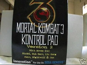 Sega Genesis Mortal Kombat 3 III Licensed Midway Control Pad V2 New - Picture 1 of 6
