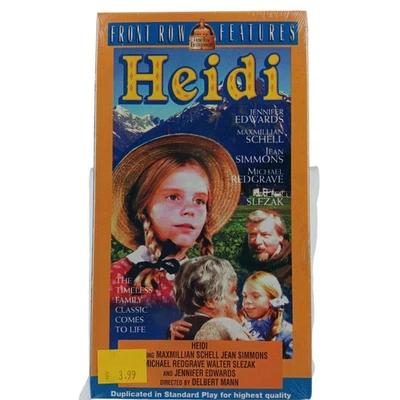 Vintage Heidi VHS 1997 Sealed Family Movie Jennifer Edwards Delbert Mann Classic Foto 1 de 4