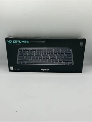 Logitech MX Keys Mini Wireless Keyboard (Graphite) – English (US) Layout - Image 1 of 4