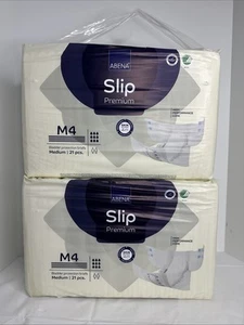 Abena Slip Premium M4 Incontinence Brief Size Medium 2 Pack Of 21 (Total 42) - Picture 1 of 5
