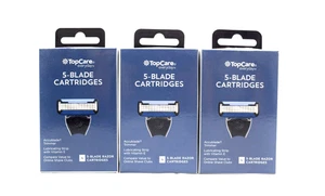 TopCare Everyday 5-Blade Cartridges 4 ea, Pack of Three (12 Cartridges total) - Picture 1 of 3