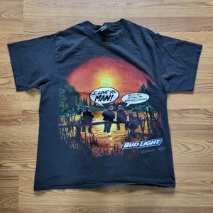 T-shirt Budweiser vintage (XL) punto singolo anni 90 "I Love You Man" Bud Light - Foto 1 di 8