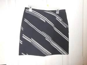 Ann Taylor schwarz weiß Rock Größe 12P neu mit Etikett $ 79 - Bild 1 von 2