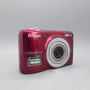 Nikon Digital Camera Coolpix L25 10.0MP Red Tested - Picture 1 of 8