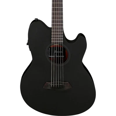 Ibanez TCY621 Talman Acoustic-Electric Guitar Blackout Flat - Image 1 of 4