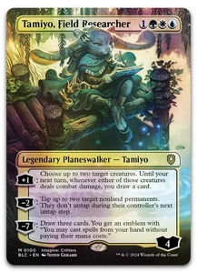 Tamiyo, Field Researcher (Borderless) #100 (Foil) (LP) Bloomburrow BLC Magic MTG - Picture 1 of 2