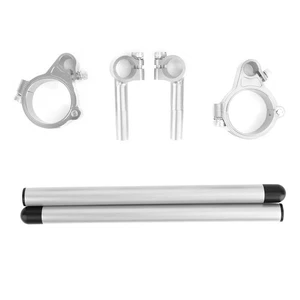 Universal Adjustable Rotatable CNC Billet Clip Ons Fork Tube Handlebar  47mm SLL - Picture 1 of 13
