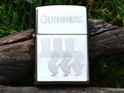 Guinness Toucan Zippo Lighter - Harp - Irish Dry Stout - Dublin - 1759 - Beer