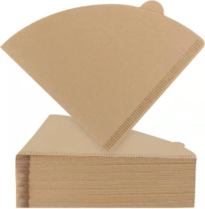 Coffee Filters, Size 02 Unbleached Cone Filters, 200 Count Disposable Natural Pa - Picture 1 of 12