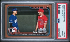 SHOHEI OHTANI - TROUT 2024 TOPPS UPDATE US26 🔥 GOLD /2024 🔥 PSA 10 💎 GEM MINT - Bild 1 von 3