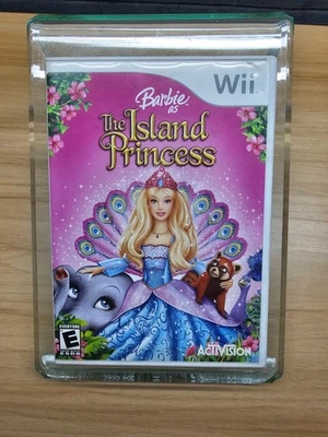 Видеоигра Nintendo Wii Barbie The Island Princess - 2007 - ПРОТЕСТИРОВАНА/РАБОТАЕТ - Изображение 1 из 4