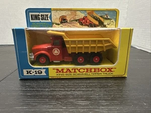 Matchbox King Size K19 Scammell Tipper Dump truck made in England Mint in Box - Picture 1 of 15