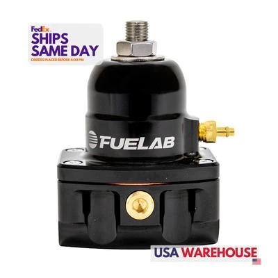 Fuelab Fuel Systems 59501-1, One Black Aluminum Fuel Press Reg Ultralght Efi Fit - Image 1 of 4