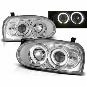 Faro LED Angel Eyes para VW Golf 3 III cromo 09.1991-08.1997 - Imagen 1 de 3