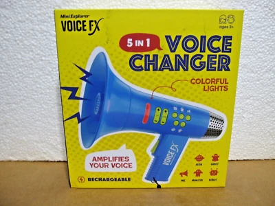 MINI EXPLORER NEW=VOICE CHANGER FOR KIDS=VOICE CHANGING DEVICE=RECHARGEABLE=NO MORE BATTERIES.