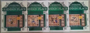 Lot Glendon Place COMPLETE SET OF 4 Counted Cross Stitch Charts Halloween Theme - Picture 1 of 6