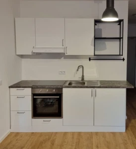 Sehr gepflegte und moderne ENHET Einbauküche gebraucht von IKEA inklusive Geräte - Bild 1 von 5