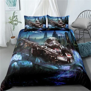 Star Wars Double Size Bed Quilt Duvet Cover Set New Pillow Cases Covers - Picture 1 of 2