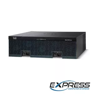 Cisco CISCO3945/K9 + EHWIC-4ESG-P 4-Port Doppelbreit GbE POE-fähiger Router - Bild 1 von 1
