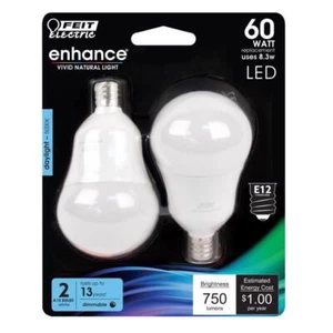 Feit Electric BPA1560C950CA2 120V 8W 5000K 750 Lumens Dimmable LED Light Bulb - Picture 1 of 1