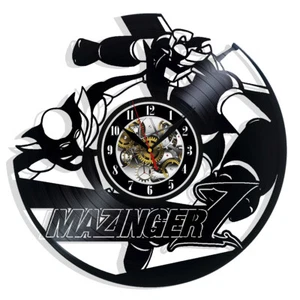 Mazinger Z Vinyl Wall Clock Gift Birthday Holiday Art Home Room Decor Design - Picture 1 of 5