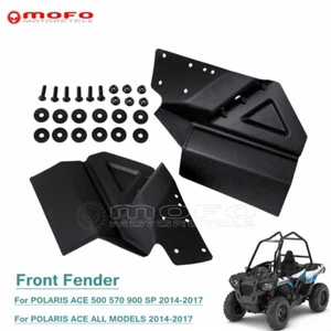 Guardabarros delantero UTV llamaradas guardabarros guardabarros para Polaris ACE 500 570 900 SP 2014-2017 - Imagen 1 de 10
