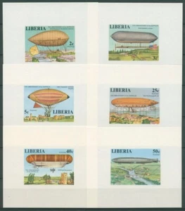 Liberia 1978 75 años aeronaves Zeppelin 1054/59 B bloques sin usar (C27446) - Imagen 1 de 1