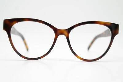 Lunettes Saint Laurent SL M34 Marron Argent Oval Cadre De Lunettes Neuf - Photo 1/4