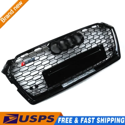 Parrilla de parachoques delantero estilo RS5 para Audi A5 S5 B9 2017-2019 Foto 1 de 4