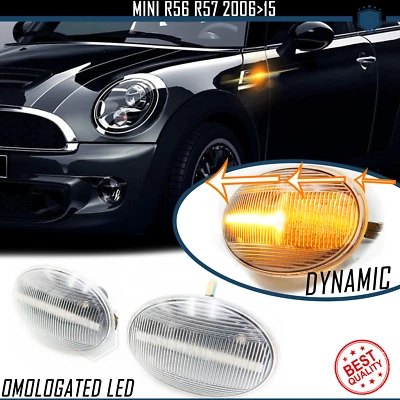 Frecce LED SEQUENZIALI per Mini COOPER R56 R57 Laterali Dinamiche CANBUS OMOLOGA - Immagine 1 di 4
