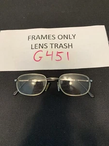 Randolph Engineering Eyeglasses RE 350 Metal Frame Italy 50[]21 140mm G451 - Picture 1 of 6