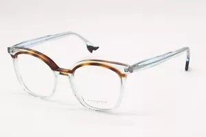 NEW FACE A FACE BOCCA 20'S COL 6002 CRYSTAL BLUE TORT AUTHENTIC EYEGLASSES 51-18 - Picture 1 of 4