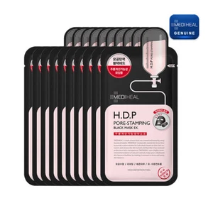 MEDIHEAL - H.D.P Pore-Stamping Charcoal Mineral Mask Pack 25ml (10pcs) Cosmetics - Picture 1 of 2