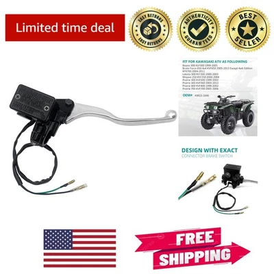 Exact Fit Front Right Brake Master Cylinder for Kawasaki Prairie 300/360/400/700 - Image 1 of 4