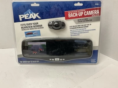 Back-up Camera & Mirror Monitor Car Rear View Reverse Parking System Kit USA - Image 1 of 4
