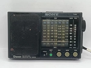 Radio Sony ICF SW 20 ondes courtes fonctionne lire occasion - Photo 1/8