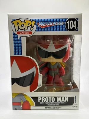 Funko POP! Boneco de vinil Games Mega Man #104 Proto Man - Imagem 1 de 4