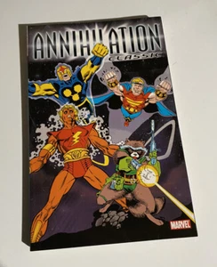 MARVEL COMICS ANNIHILATION CLASSIC Softcover Collected TPB Nova Rocket Quasar - Picture 1 of 2