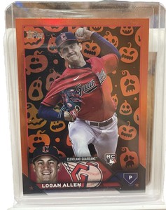 2023 Topps Update Jack O Lantern Logan Allen RC US233