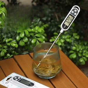 LCD Instant Read Meat Thermometer for Food Cooking BBQ Smoker Grill - Picture 1 of 18