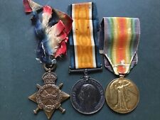 Collett-RAMC-WW1-Trio Of Original Medals-Royal Army Medical Corps-British Army-