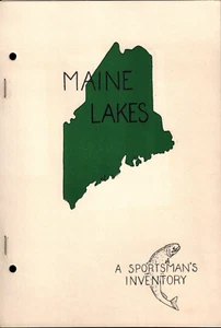 1953 Maine Lakes Sportsman's Inventory, Sport Fresh Water Fishing Fish Fishery - Picture 1 of 1
