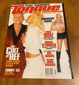 Gene Simmons Tongue Magazine Spring 2002 Hugh Hefner Fred Durst Weezer Tommy Lee - Picture 1 of 5