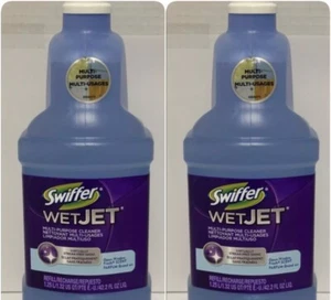 Swiffer WetJet 42 oz Multi-Purpose Floor Cleaner Refill Window Fresh Scent 2Pack - Picture 1 of 4