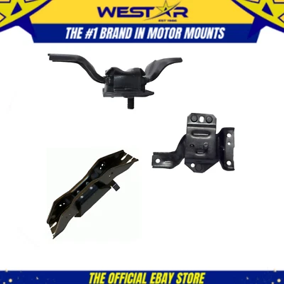 Juego de 3 piezas de montaje de motor y transmisión para Ford Mustang 1999-2004 4,6 L Foto 1 de 4