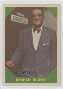 1960 Fleer Baseball Greats Branch Rickey #55 HOF