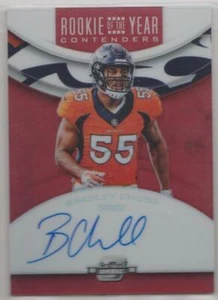 Bradley Chubb 2018 Panini Contenders óptico rojo rey en tarjeta automático radiocontrol/199 Broncos - Imagen 1 de 1