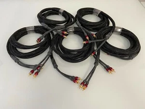 Lot Of 5 MONSTER XLN Pro AUDIO TWO CHANNEL RCA CABLE 4m 2c - Picture 1 of 1